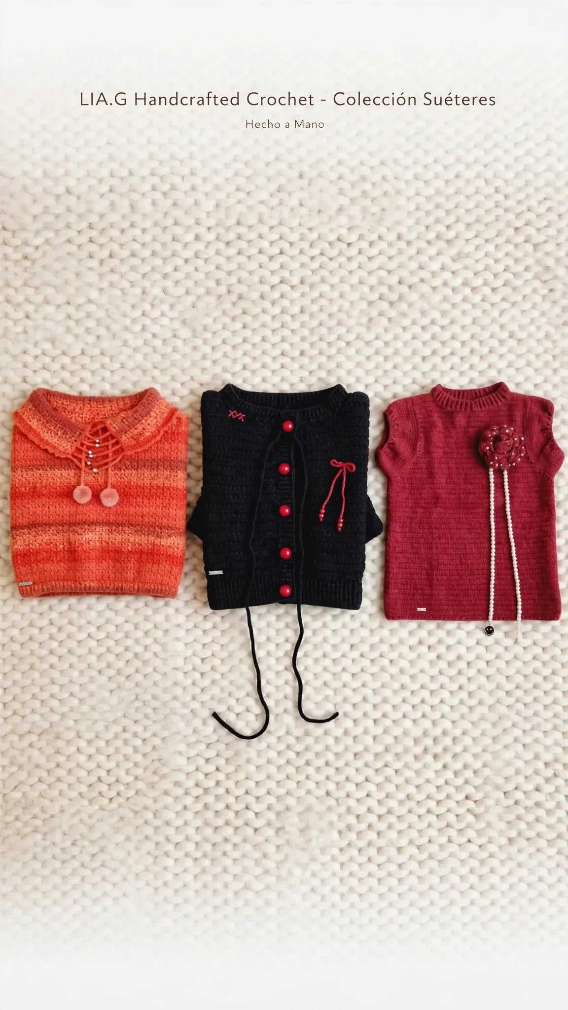 Suéteres Artesanales de Crochet