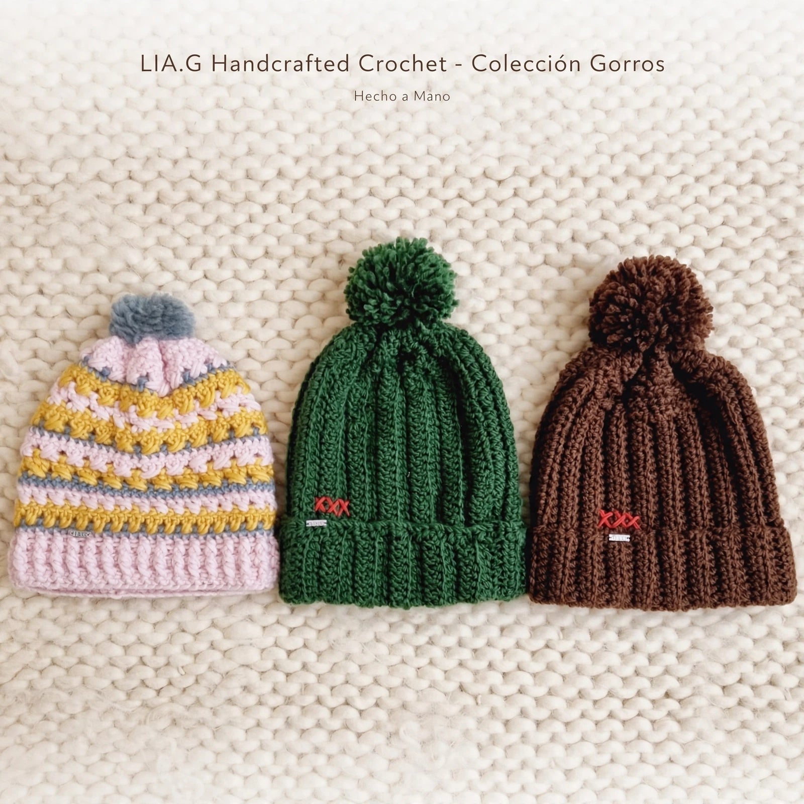 Gorros Artesanales de Crochet