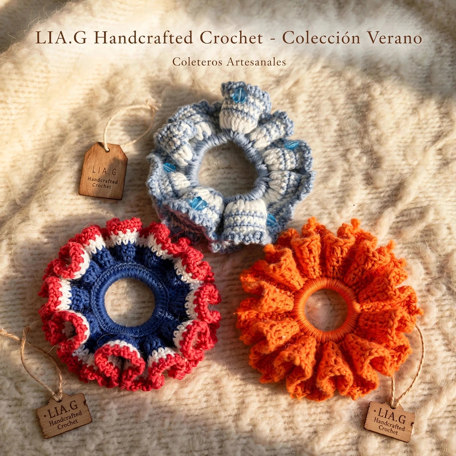 Coleteros Crochet Hechos a Mano