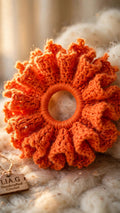 Coletero Tangerine crochet artesanal LIA.G